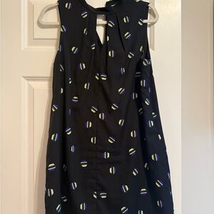 Stylish Black Kids Dress with Colorful Accents